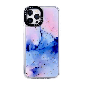 Honatop Shscase custodia per telefono in marmo con lamina d'<span class=keywords><strong>oro</strong></span> sfumata Glitter per <span class=keywords><strong>iPhone</strong></span> 13 Pro Max 12 <span class=keywords><strong>11</strong></span> XR 13Pro <span class=keywords><strong>Cover</strong></span> morbida per paraurti antiurto - Product Image 6