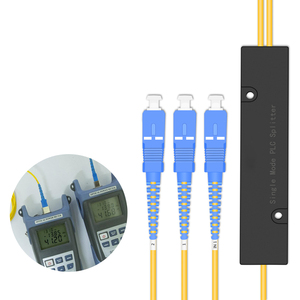 ระบบเครือข่าย Olt ftth catv ตัวแยกไฟเบอร์ PLC 18 เส้นใยแบบโมดูลพร้อมขั้วต่อ SC APC UPC - Product Image 4