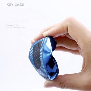 Custodia Intelligente in Fibra di Carbonio per Chiavi <span class=keywords><strong>VW</strong></span> Jetta Tiguan Atlas Arteon, Cover Chiave <span class=keywords><strong>VW</strong></span> Nuova Magotan B8, Portachiavi Auto - Product Image 4