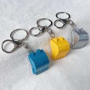 Llavero Creativo de Aleación de Zinc con Logotipo Personalizado, Ligero y Moderno, con Diseño Tridimensional de Excavadora y Gancho, Grabado en Relieve - Product Image 5