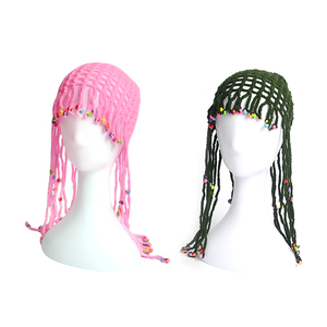 Cappello da donna moda europea e americana da spiaggia da sole cappello tessuto a mano puro gioiello transfrontaliero cappello cavo stile nazionale - Product Image 3