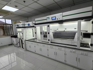 Phòng thí nghiệm phóng xạ tiết kiệm năng lượng dễ dàng làm sạch không gỉ phòng thí nghiệm fume Hood HEPA lọc thiết kế mô-đun ISO chứng nhận - Product Image 5