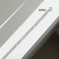 Chaîne de cheville cubaine EMANCO 4MM en acier inoxydable pour femme, accessoire réglable, expédition en 48 heures, vente directe, vente en gros, dropshipping