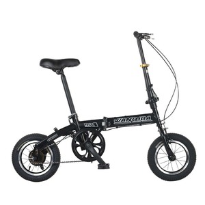 Vélo pliant 12 pouces pour adulte, vélo compact avec cadre en acier au carbone, portable, unisexe, pour les trajets en ville, les étudiants, les voyages et les sorties en plein air - Product Image 5