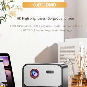 โปรเจคเตอร์มินิ DLP รุ่น X5 1080P คุณสมบัติเด่นสำหรับการศึกษา ธุรกิจ จอ LCD เสียงสเตอริโอ รองรับ Google TV - Product Image 3