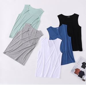 Sous-vêtements de luxe pour hommes en micromodal, extensibles, anti-humidité, t-shirts classiques, débardeurs de sport, t-shirts de compression, sous-vêtements rafraîchissants - Product Image 5