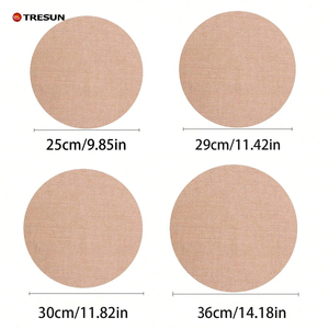 Décoration de <span class=keywords><strong>table</strong></span>, vaisselle de <span class=keywords><strong>mariage</strong></span>, sets de <span class=keywords><strong>table</strong></span> ronds en <span class=keywords><strong>jute</strong></span> tissé personnalisables, faits à la main, écologiques, pour <span class=keywords><strong>table</strong></span> à manger - Product Image 6