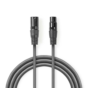 Câble audio équilibré XLR mâle-femelle 3 broches de 1,5 m - Product Image 1