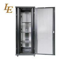 EIA ANS RS-310-D 19 inci IEC297-2 standar 42U rak Server berlubang rak berdiri lemari terbuka ganda