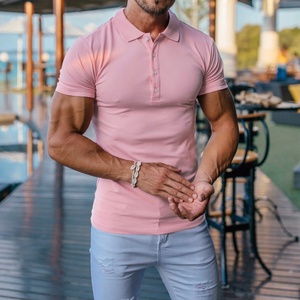 Camisas de Hombre Más Vendidas de Fabricantes Chinos, Camisa de Lino y Algodón de Punto, Camiseta Polo Casual de Manga Corta para Hombre - Product Image 2