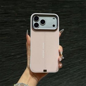 Funda Magnética de Cuero para iPhone 17 13 14 15 16 Pro Max 17 Air con Cubierta Trasera Protectora y Elevación de Lente Metálica - Product Image 5