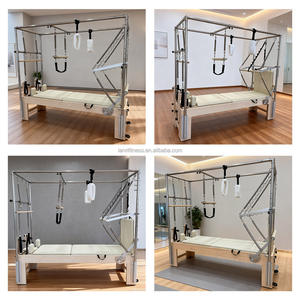 Commerciale Pilates 3 in 1 Cadillac letto legno acero polifunzionale Pilates Cadillac trapezio Pilates Reformer macchina - Product Image 4