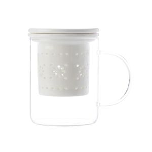 Teiera <span class=keywords><strong>in</strong></span> <span class=keywords><strong>Vetro</strong></span> <span class=keywords><strong>Borosilicato</strong></span> con Infusore <span class=keywords><strong>in</strong></span> Acciaio Inox, Resistente al Calore, 350ml, Ecologica, Fatta a Mano per Casa e Ufficio - Product Image 3
