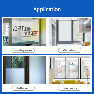 Stampabile smerigliato decorativo laminato a freddo vinile Privacy copertura finestra <span class=keywords><strong>vetro</strong></span> <span class=keywords><strong>pellicola</strong></span> protettiva con colla produttore - Product Image 4