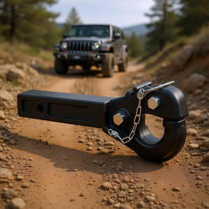 Gancho receptor de enganche de 2 pulgadas con anillo de luneta de 2.5 a 3 pulgadas, capacidad de 20000 lb, soportes de enganche - Product Image 2