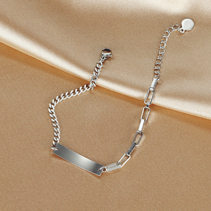 2024 nuovo arrivo <span class=keywords><strong>bracciale</strong></span> a catena in <span class=keywords><strong>oro</strong></span> rosa personalizzato alla moda gioielli con nome personale per le bambine e per l'anniversario delle donne - Product Image 3