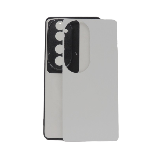 New Arrive Soft Rubber 2D Blank Sublimation Mobile Phone case with Aluminum Insert for VIVO V40 /V40 PRO/V40 LITE
