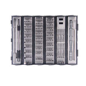 Outils 128 en 1 : Kit de tournevis de précision magnétique avec tige flexible, modèle OEM, étui rigide pour réparation domestique - Product Image 6