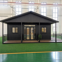 Maison conteneur extensible Starshine de 20 pieds, maison préfabriquée miniature, cabane modulaire pour complexe hôtelier de luxe et hébergement d'invités