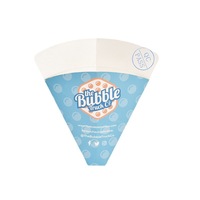 Bon marché Personnalisé Triangle Papier Bulle Oeuf Gaufre Cône Titulaire Crème Glacée Crêpe Titulaire