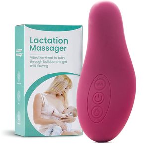 Massageador 2 em 1 para amamentação alimentar, dupla vibração aquecimento - Product Image 1