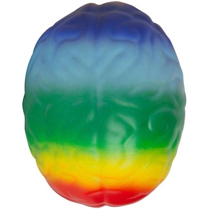 Custom Design Rainbow Brain Pu Stress Relievers Stress <b>Toy</b> Stress <b>Ball</b> - Product Image 4