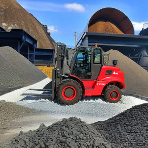 Carretilla elevadora todoterreno de 3 toneladas, 4 toneladas y 5 toneladas, carretilla elevadora para terrenos difíciles con transmisión hidráulica - Product Image 1