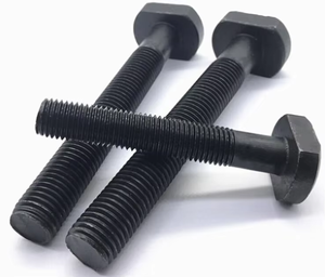High Quality ZHANHUA RIGGING Grade 3 <strong>T</strong>-<strong>Bolts</strong> Chinese Manufacturer Forged Steel Plain Finish Square Head Elevator <strong>Bolts</strong> GB - Product Image 1