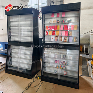 Hiện đại <span class=keywords><strong>Pop</strong></span> TCG hiển thị trường hợp Showcase cửa hàng bán lẻ sàn kính gỗ đứng giao dịch thẻ hiển thị <span class=keywords><strong>Rack</strong></span> với ánh sáng LED - Product Image 3