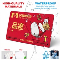 Tarjetas de Visita NFC RFID de PVC Programables con Impresión Personalizada, Chip 213/215/216 64KB CUID Gen2, Impresión Personalizable, Uso en Hoteles y Crédito