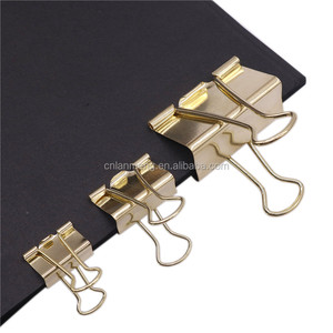 Clip per Raccoglitori Dorate da 19MM, Forniture per Ufficio e Scuola, Clip a Molla per Documenti e Memo - Product Image 5