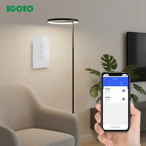 Interruptor de Pared Inteligente Igoto con Wifi, Control Remoto Táctil de Vidrio, Compatible con Alexa, Asistente de Google y Aplicación Tuya - Product Image 3