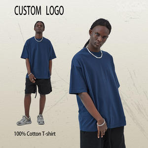 T-shirt pour hommes de haute qualité en vente, 275 g/m², impression personnalisée, 100 % coton, t-shirt uni pour hommes - Product Image 2