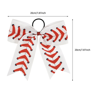 Custom Print Grosgrain Back To School <strong>Bows</strong> Football Cheer <strong>Bow</strong> Football PonyTail Holder Bowknot Football <strong>Bow</strong> Hair <strong>Ring</strong> Tie <strong>Bow</strong> - Product Image 3