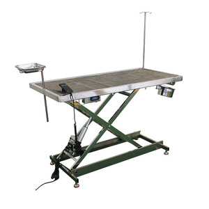 Table d'opération vétérinaire 1,4 m électrique réglable avec plateau de toilette pour chirurgie canine certifiée CE - Product Image 5