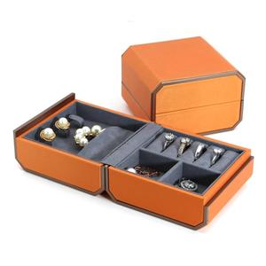 Multi Functional <b>Jewelry</b> <b>Storage</b> Case Simple and High-End Metallic <b>Jewelry</b> Case Portable <b>Jewelry</b> Case - Product Image 3