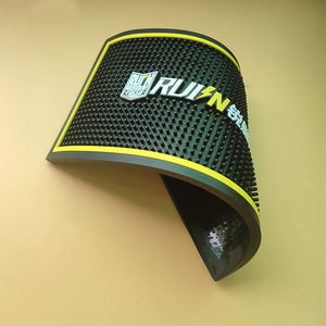 Border Wrapped Non Slip PVC Silicone <b>Bar</b> Mat Drainage Surface Waterproof <b>Bar</b> Pad For <b>Bar</b> Pub Bartender Service Protection - Product Image 3