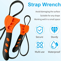 Rutschfester, vielseitiger, robuste, verstellbarer Gummiband-Schlüsselsatz für Öl-/Wasserfilter, Krugöffner, Sanitär- und Spülbeckenarmaturen