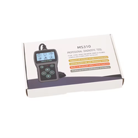 Herramienta de diagnóstico de fallas de coche MS310, escáner de mango OBD2/EOBD con Cable OBD, lector de código de pantalla LCD, herramienta de diagnóstico