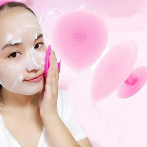 Hot Sale Silicone Beauty Face <b>Brush</b> Set Facial Cleansing <b>Brush</b> Make up Silicone Scrubber - Product Image 6
