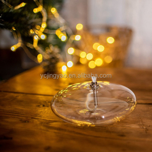 Hand Blown Mini Borosilicate Indoor Decorative Disc Shaped Glass Table <strong>Oil</strong> Candle <strong>Lamp</strong> <strong>for</strong> <strong>Sale</strong> - Product Image 3
