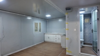 Maison préfabriquée extensible en conteneur de 20 et 40 pieds, Villa avec salle de bain, Maison portable extensible préfabriquée, Casa Portable