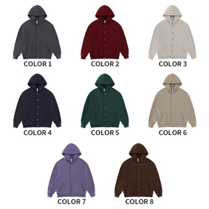 2026 Wholesale High-quality Padded Comfortable Casual Fashionable Street Winter <b>Men's</b> Button-down Hoodie Sweatshirt - Product Image 5