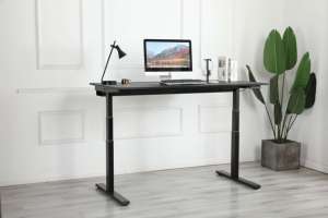 Bàn chơi game có thể điều chỉnh độ cao bằng điện, bàn máy tính xách tay có động cơ kép với đèn LED RGB - Product Image 4