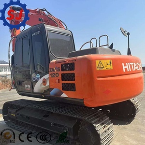 Excavadora Hidráulica Usada Hitachi ZX120 Original de 12 Toneladas a Bajo Precio, Maquinaria de Construcción Confiable con Buen Estado Estable - Product Image 1