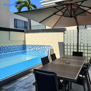 Panneau de piscine en verre acrylique coulé PMMA de 60 mm, 70 mm, 80 mm d'épaisseur pour piscine à débordement, gravure et découpe - Product Image 1
