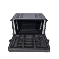Casing penerbangan portabel, perangkat keras casing penerbangan baru anti guncangan, casing terbang 19 "260/390mm portabel 2U 3U 4U 6U PE siaran Video Ddj Rb