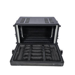 Custom 19 "260/390mm portátil 2U 3U 4U 6U PE Flight Case Video Broadcast <span class=keywords><strong>Ddj</strong></span> <span class=keywords><strong>Rb</strong></span> Flight Case a prueba de golpes New Flight Case Hardware - Product Image 3