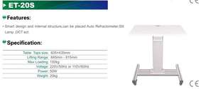 ET-20S Motorisierter Tisch für Ophthalmologische Optometrie – Optisches Hebegerät Motorisierter Elektrischer Tisch - Product Image 4