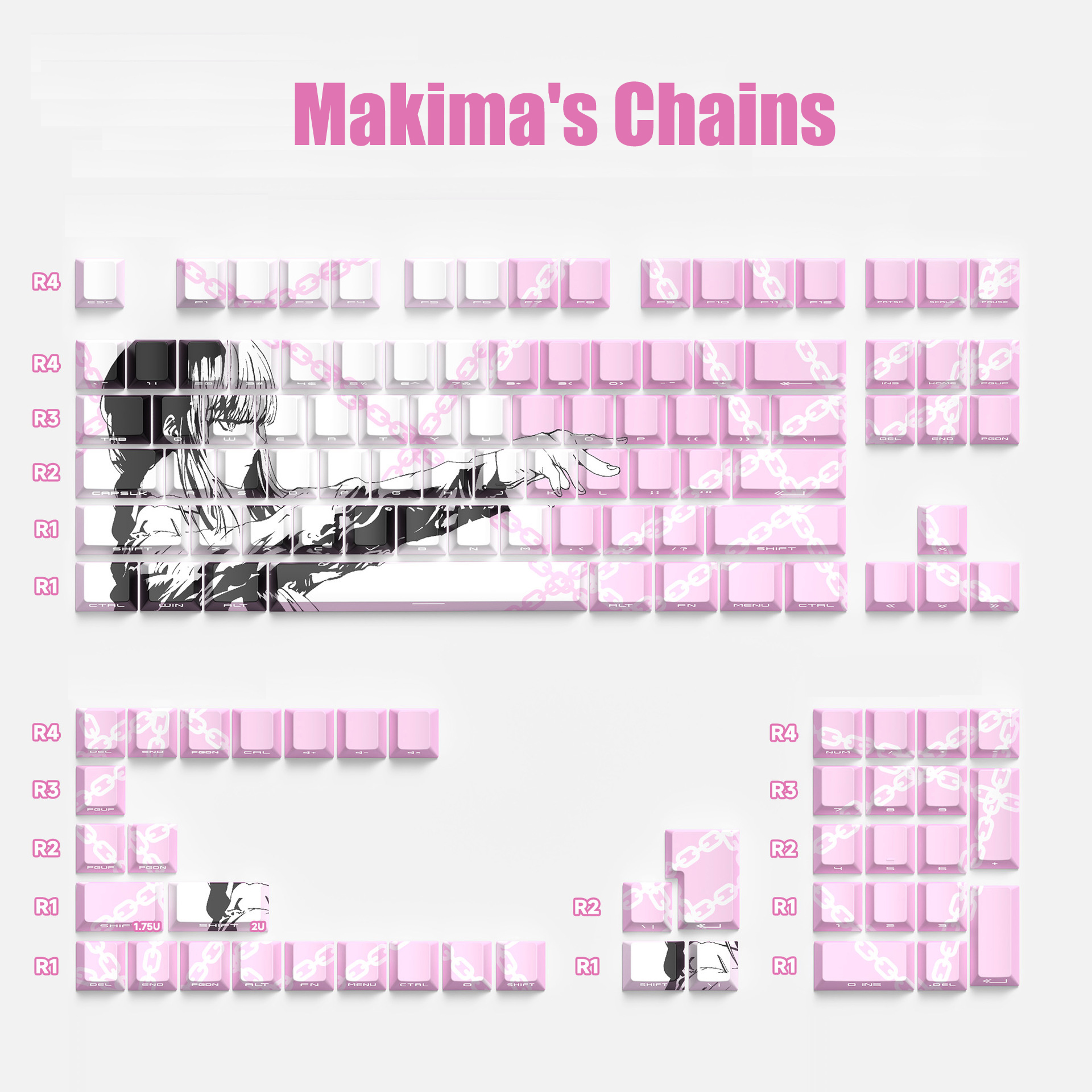Cadenas Makima rosa